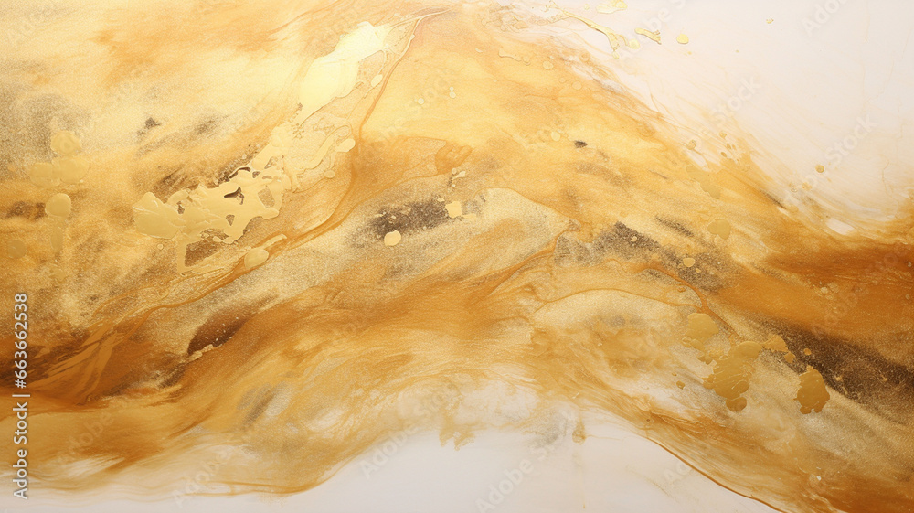 Luxury gold painted background material Luxury gold painted background material