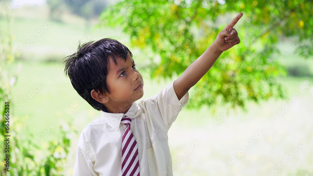 Cheerful Happy smiling village school kids in uniform standing. Concept of friendship, education and togetherness Cheerful Happy smiling village school kids in uniform standing. Concept of friendship, education and togetherness