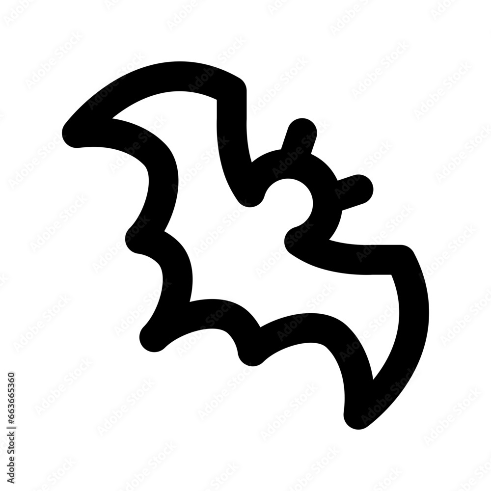bat line icon bat line icon