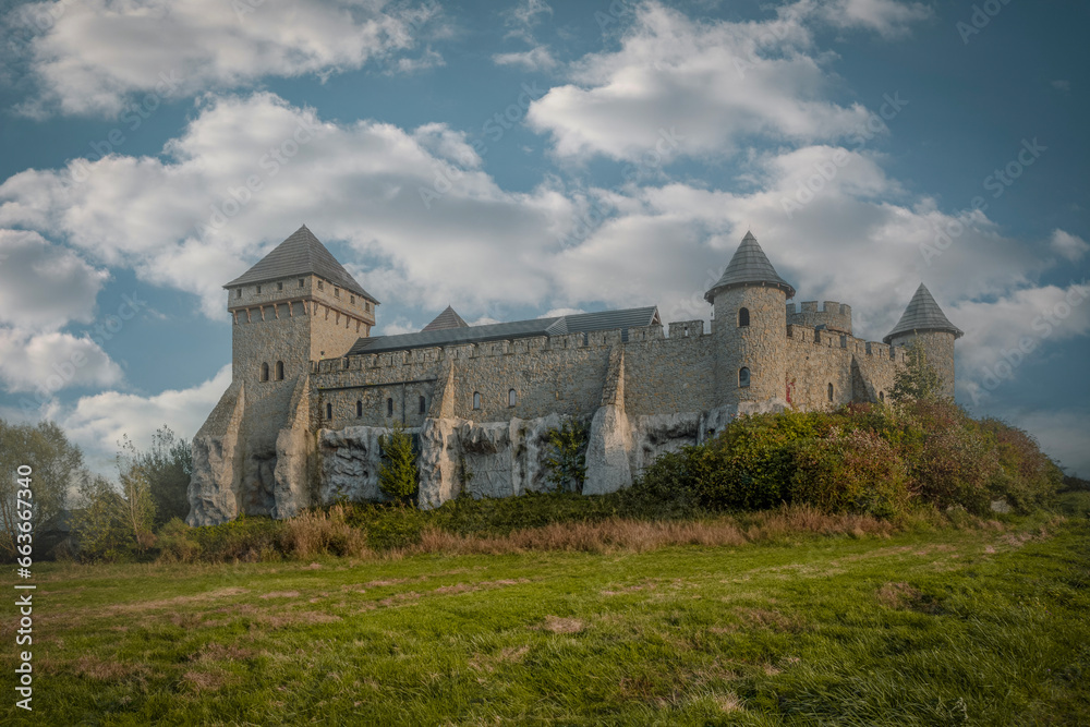 A medieval castle located in Poland.