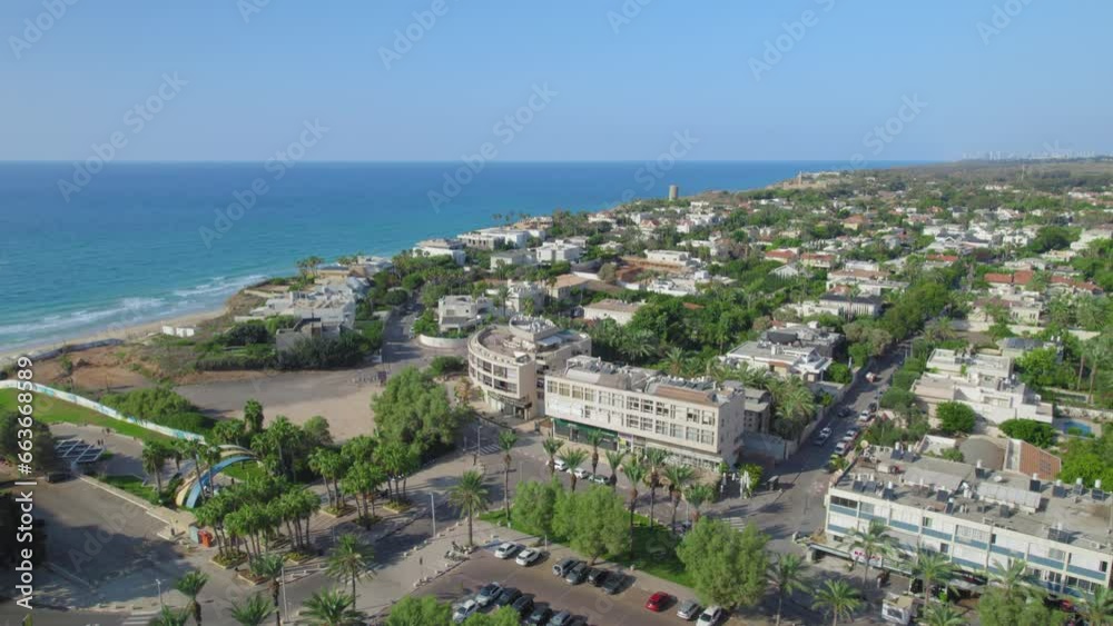 The entrance to the Sharon beach in Herzliya, Israel in Shikun HaProgresivim - it is close to the most expensive neighborhood in the city The entrance to the Sharon beach in Herzliya, Israel in Shikun HaProgresivim - it is close to the most expensive neighborhood in the city