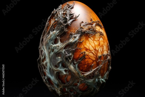Image of a mature egg. Generative AI