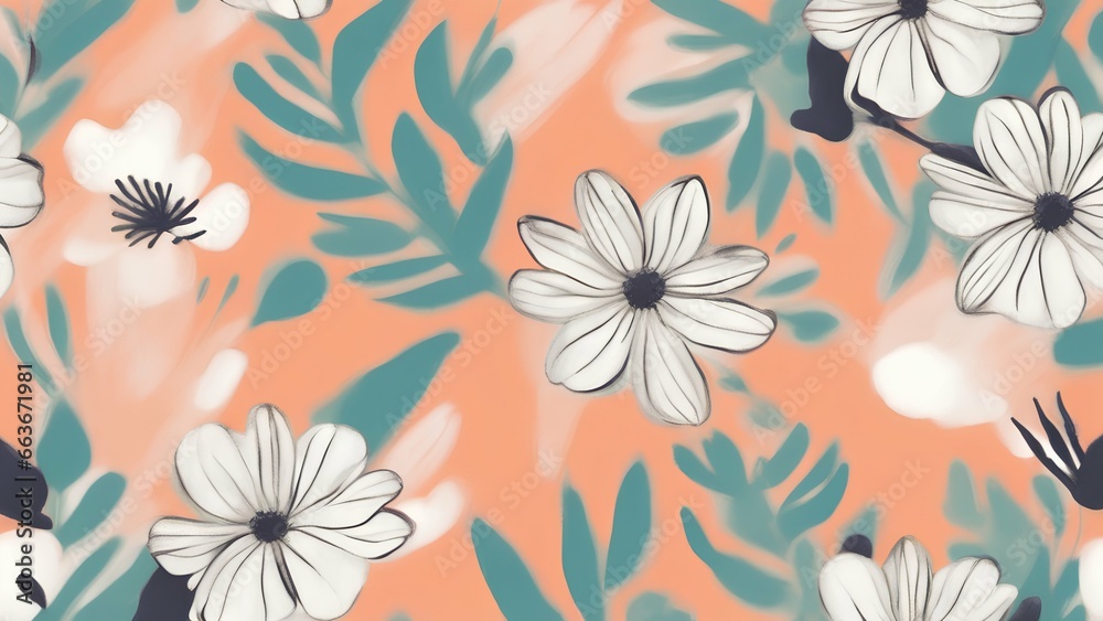 seamless floral background