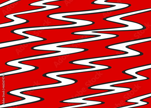 Simple background with diagonal wavy lines pattern