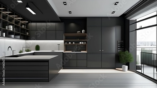modern kitchen interior © Photographybd60