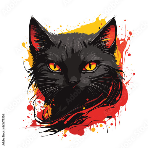 Cat logo and vector