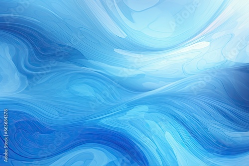 Abstract swirling azure patterns resembling ocean currents. Fluid art and nature's inspiration.