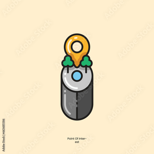 vector realistic road shapes illustration set