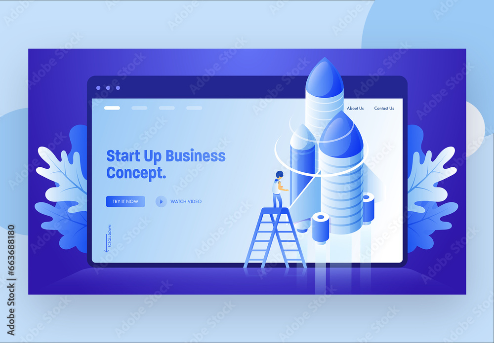 Start Up Your Project Concept Based Landing Page Design with ...