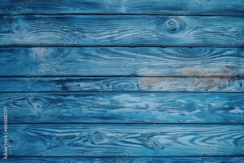 Blue wooden background horizontal composition wood