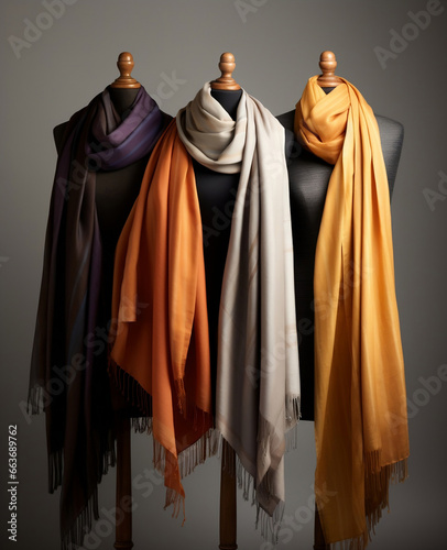 a scarf collection,ai generate