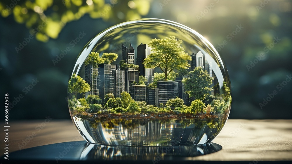 notion of a sustainable ecosystem. The picture shows how people think about protecting the environment. notion of a sustainable ecosystem. The picture shows how people think about protecting the environment.