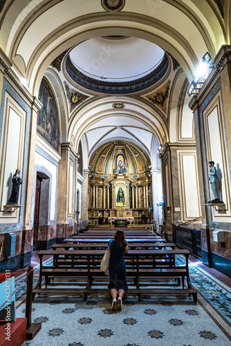 Interior of Catedral Metropolitana of Buenos Aires, Argentina, an attraction in plaza de Mayo, Buenos Aires © rudiernst