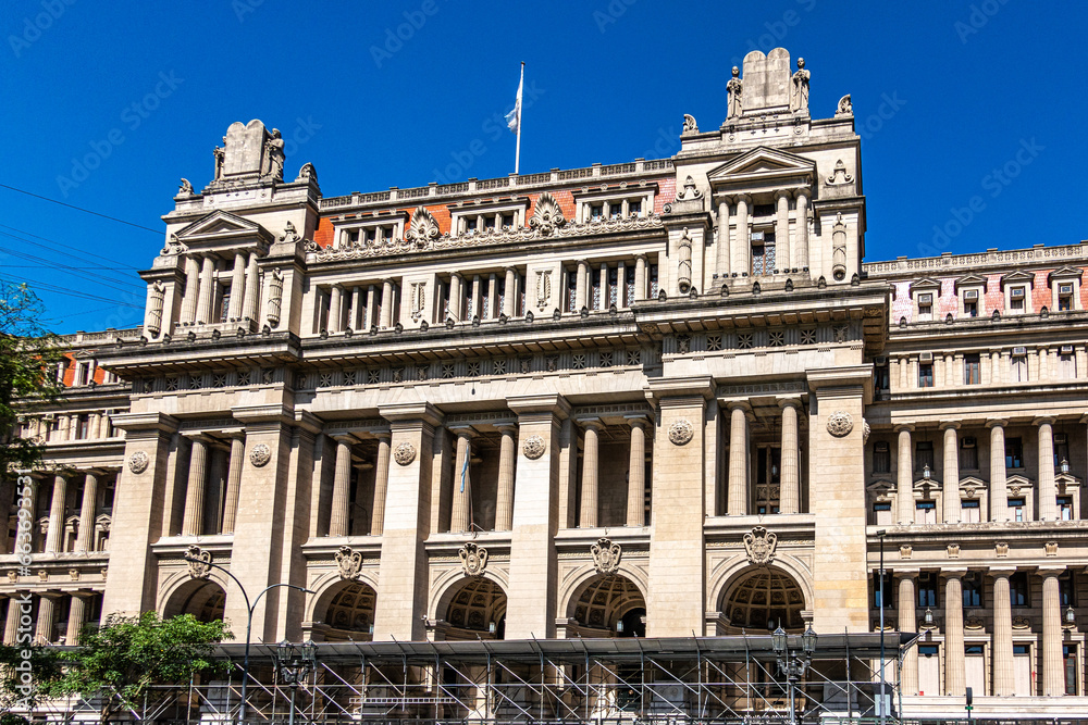 Fototapeta premium Corte Suprema de Justicia, the supreme court ot the nation at Buenos Aires, Argentina.