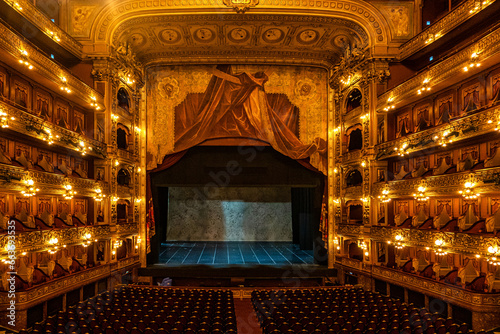 Teatro Colon, Colon Theater, one of the world's best opera houses, the cultural icon of Buenos Aires, Argentina photo