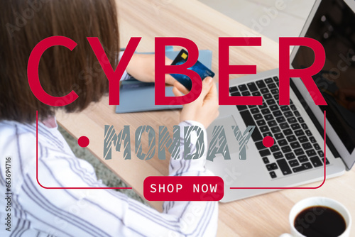 Young woman with credit car...