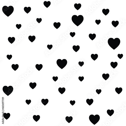 Heart Icons Set, hand drawn icons and illustrations