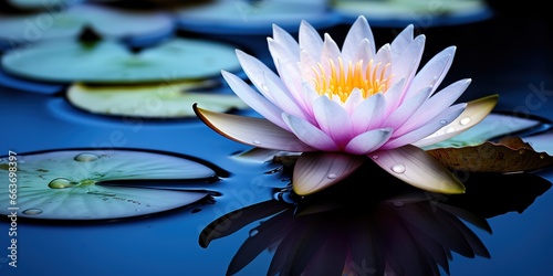 lotus flowers that have bloomed, beautiful, with the right photo composition © candra