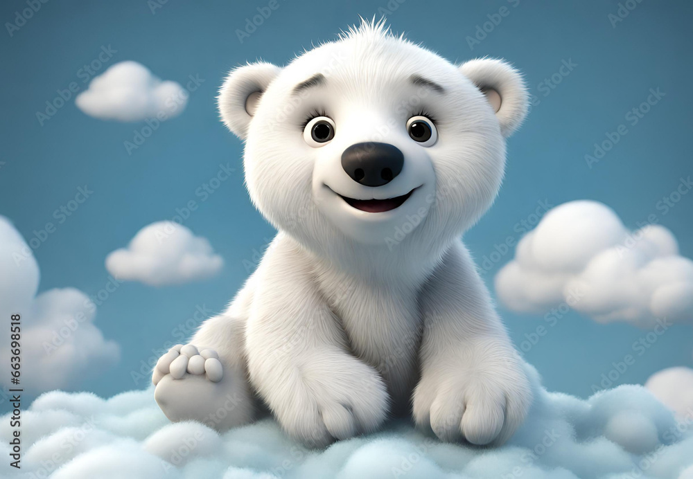 Cloud-Hopping Arctic Explorer, 
Beyond the North, 
Polar Bear in the Stratosphere