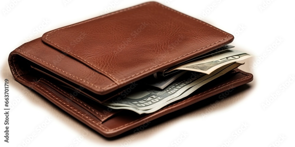 a simple brown wallet a simple brown wallet