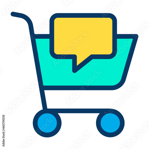 Lineal color Medicine Cart icon