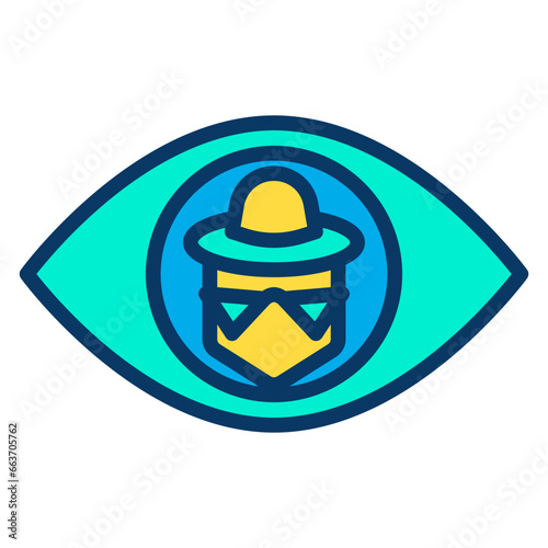 Lineal color View Hacker icon
