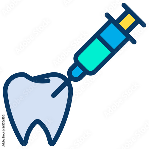 Lineal color Syringe icon