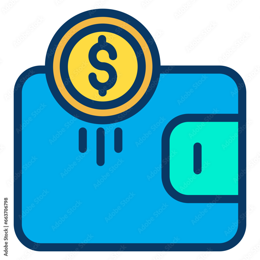 Lineal color Payment machine icon Lineal color Payment machine icon