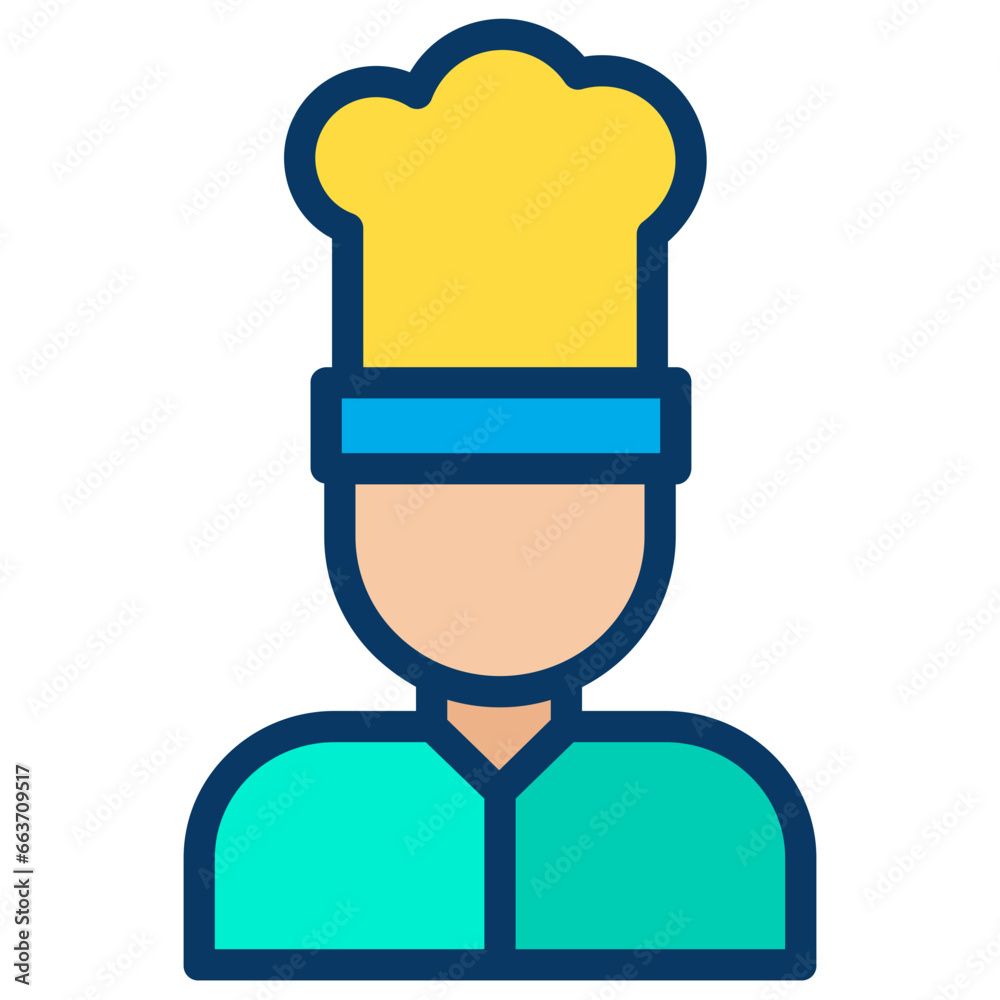 Lineal color Chef icon