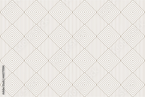 Luxury gold square pattern background on white background, Christmas patterns & geometric pattern