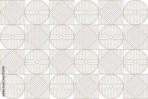 Luxury gold square pattern background on white background, Christmas patterns & geometric pattern