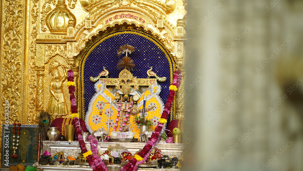 Fototapeta premium Lord Krishna or sawliya ji temple in chittorgarh