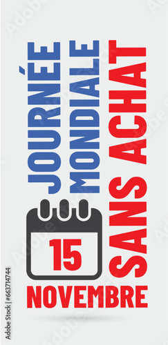 journée mondiale  " sans achats " le 25 novembre