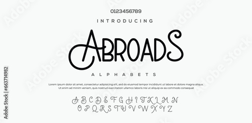 Abstract modern urban alphabet fonts. Typography sport, technology, fashion, digital, future creative logo font. vector illustration