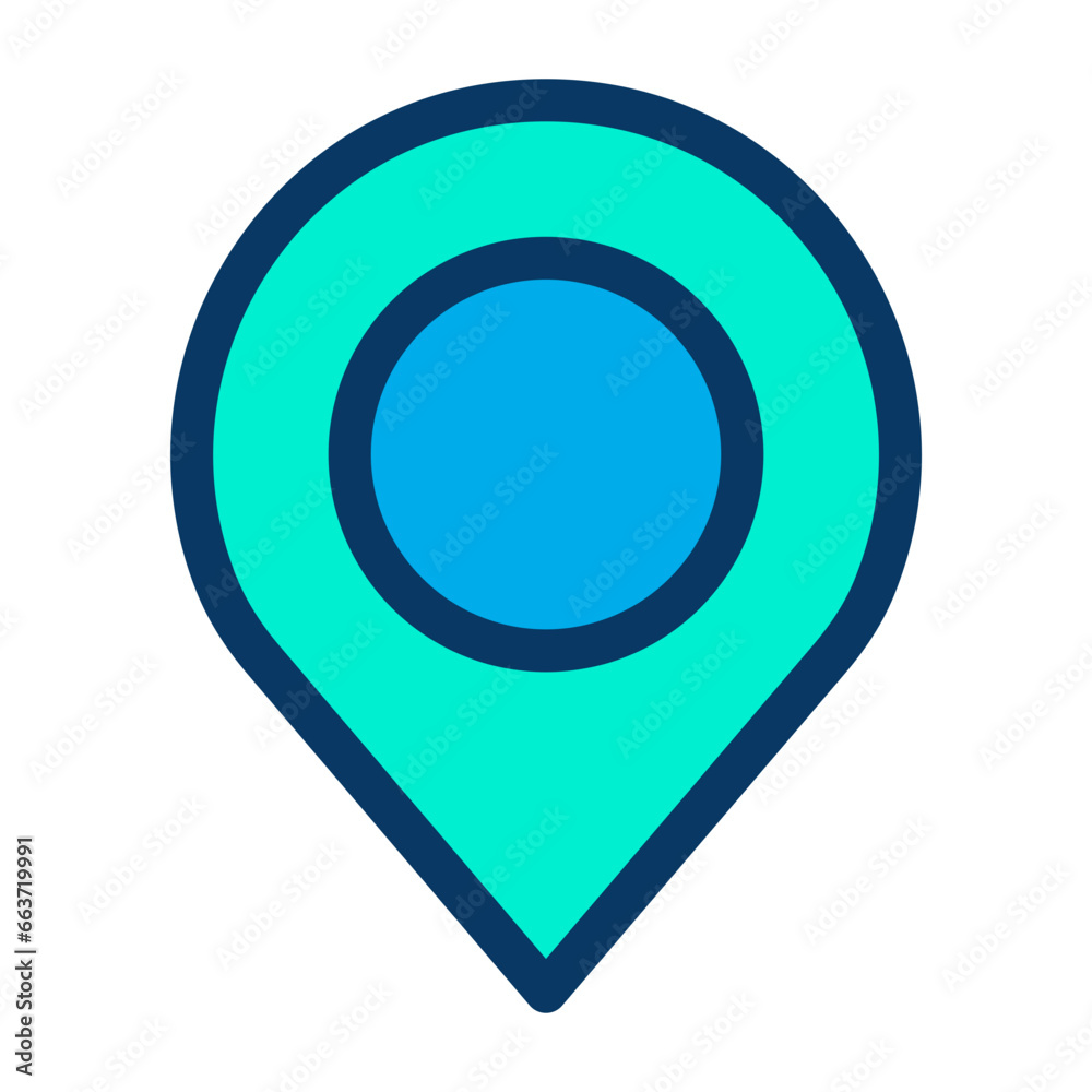 Lineal color Location icon Lineal color Location icon