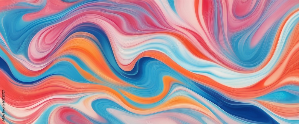 abstract colorful background with waves