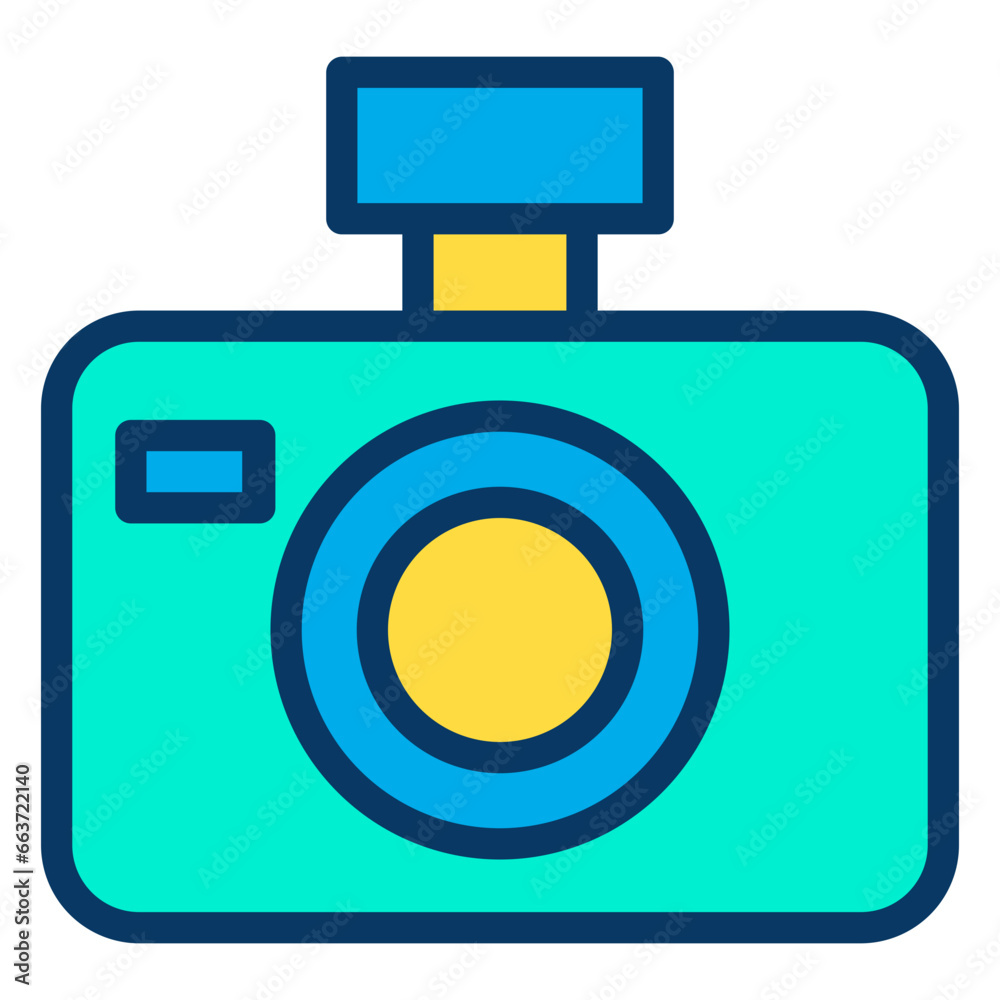 Lineal color Valentine Camera icon Lineal color Valentine Camera icon