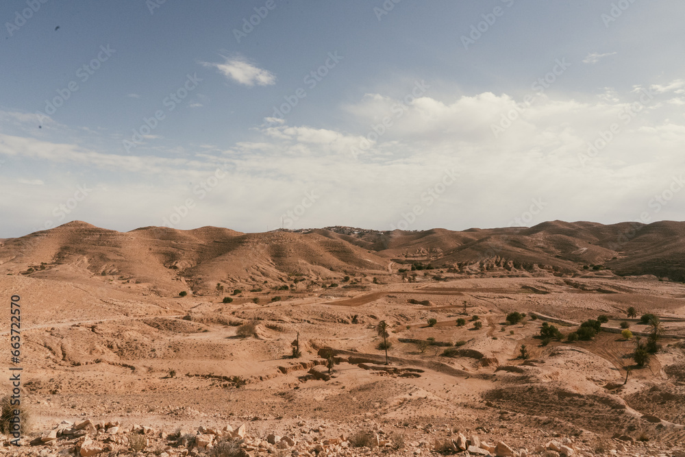 Mountain range in the desert