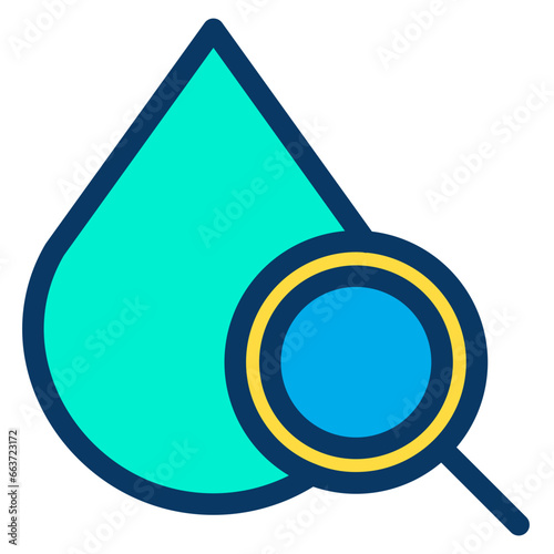 Lineal color Blood test icon