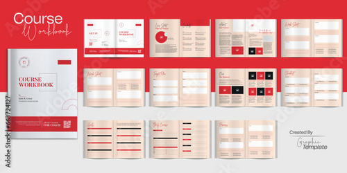 Course Workbook Minimal Layout for Coach Workbook Planner Design Course Workbook creator eBook Creator for Coach	
