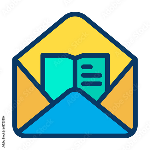 Lineal color Package Box Mail icon
