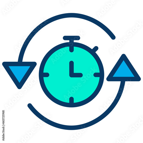 Lineal color Timer icon Free Download Lineal color Timer icon - GFXLoad