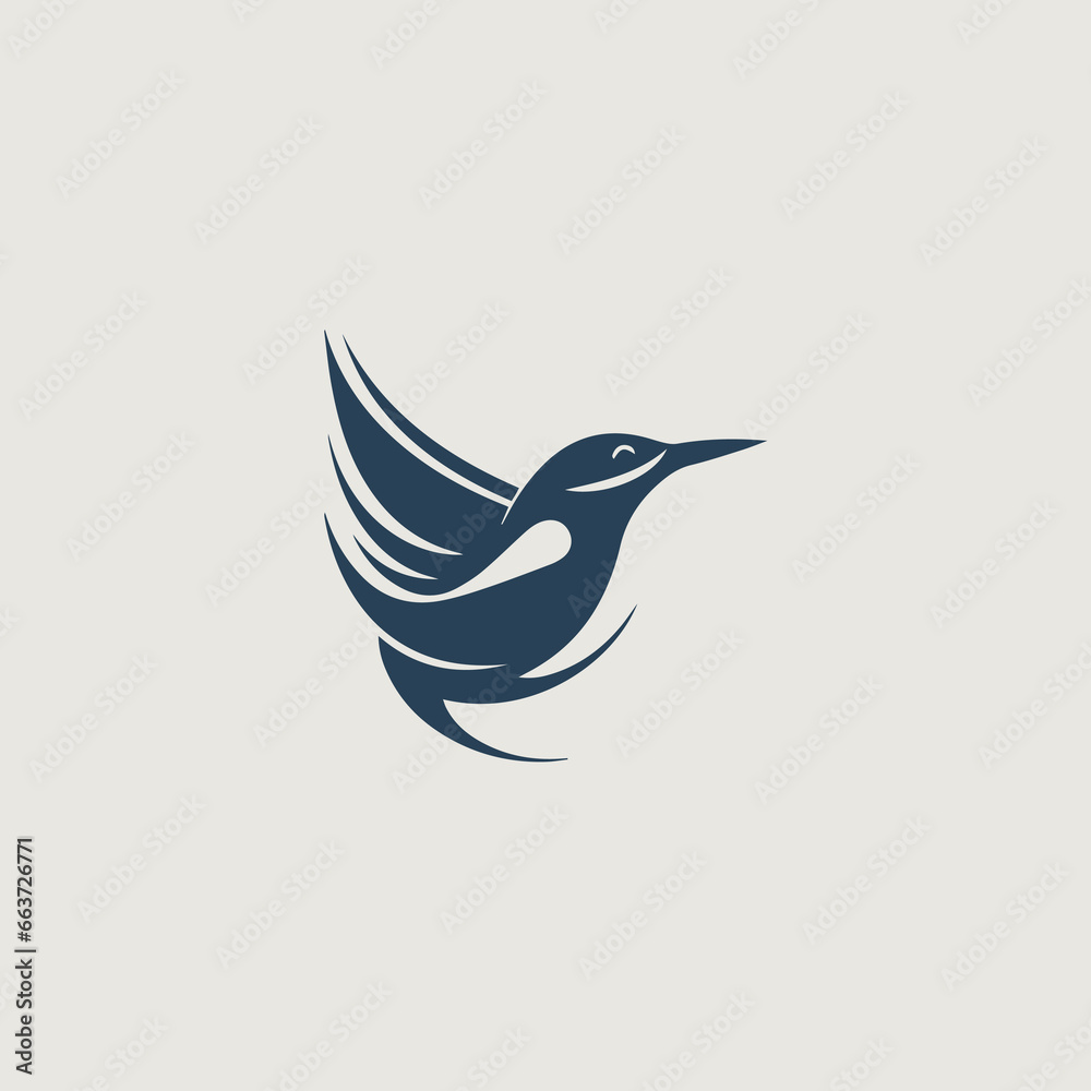 鳥をシンボリックに用いたベクター画像 鳥をシンボリックに用いたベクター画像