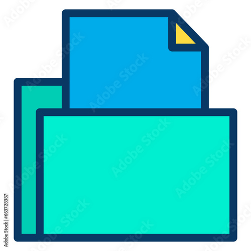 Lineal color Folder icon
