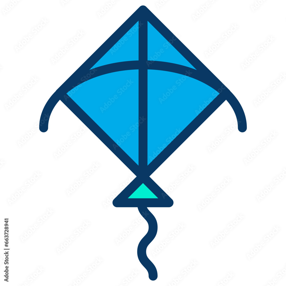 Lineal color Kite icon Lineal color Kite icon