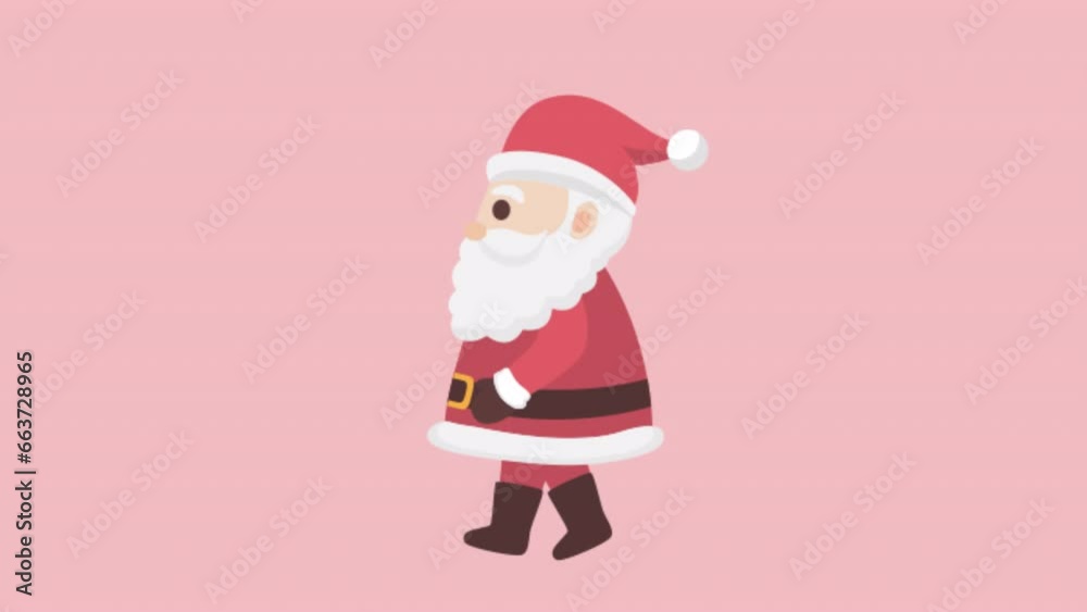 Santa Clues for Merry Christmas is a cute Cartoon character flat design vector for greeting holidays in winter. Santa Clues for Merry Christmas is a cute Cartoon character flat design vector for greeting holidays in winter.