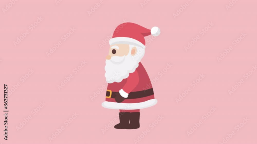 Santa Clues for Merry Christmas is a cute Cartoon character flat design vector for greeting holidays in winter. Santa Clues for Merry Christmas is a cute Cartoon character flat design vector for greeting holidays in winter.