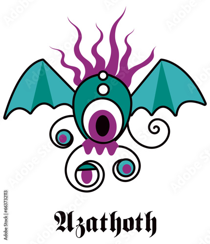 MONSTRE V2 Lovecraft CTHULHU Azathoth œuf ailé grand ancien 2