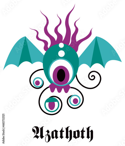 MONSTRE V2 Lovecraft CTHULHU Azathoth œuf ailé grand ancien 3