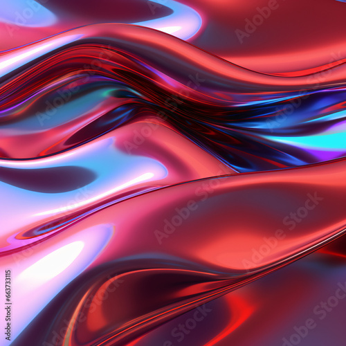 Red Holographic texture